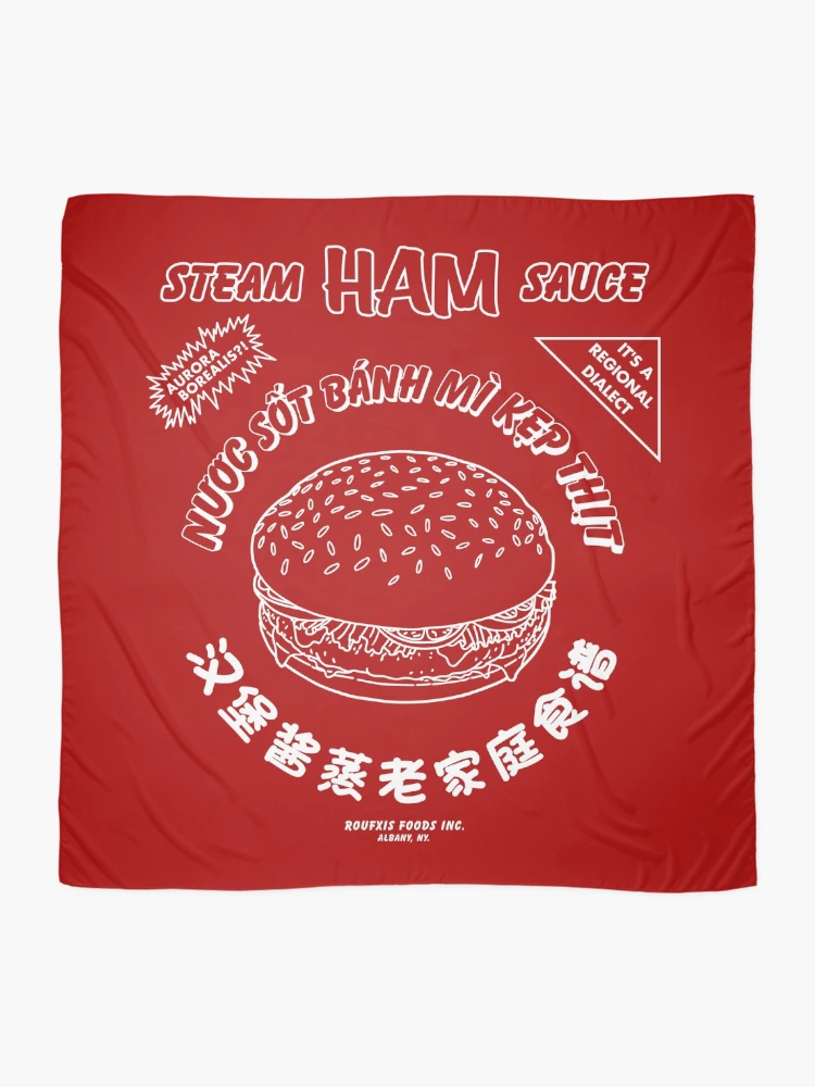 Thumbnail 2 of 3, Scarf, Steam Ham Sauce [Roufxis-Rb] designed and sold by RoufXis.