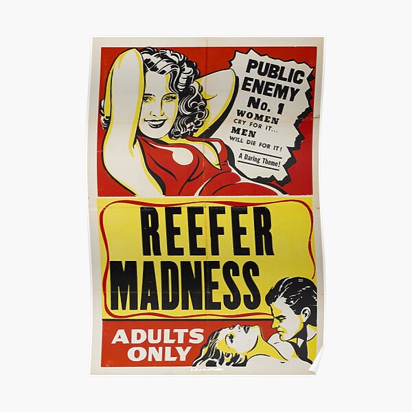 Details about   Reefer Madness 1936 Movie Poster Vintage Style Print 16x24 