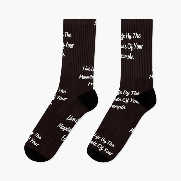 Item preview, Live Life By The Magnitude Of Your Example-White text designed and sold by Trendi61.