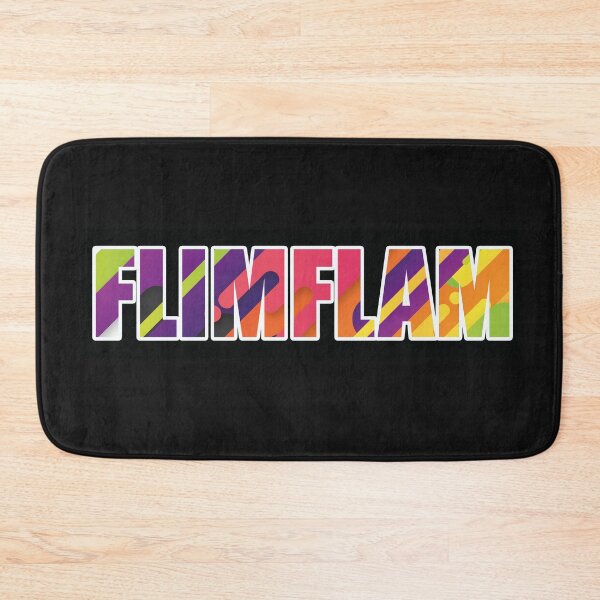Item preview, Flimflam- Typography in Abstract Rainbow Colors designed and sold by EvaWolf.