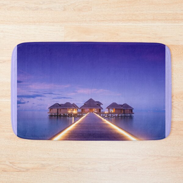 Item preview, Luxury Maldives Island Vacation, Purple Sunset  designed and sold by newburyboutique.