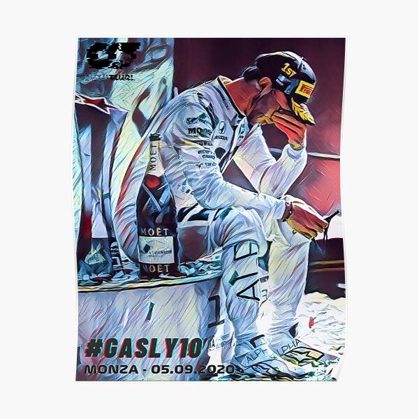 Pierre Gasly's first podium Poster