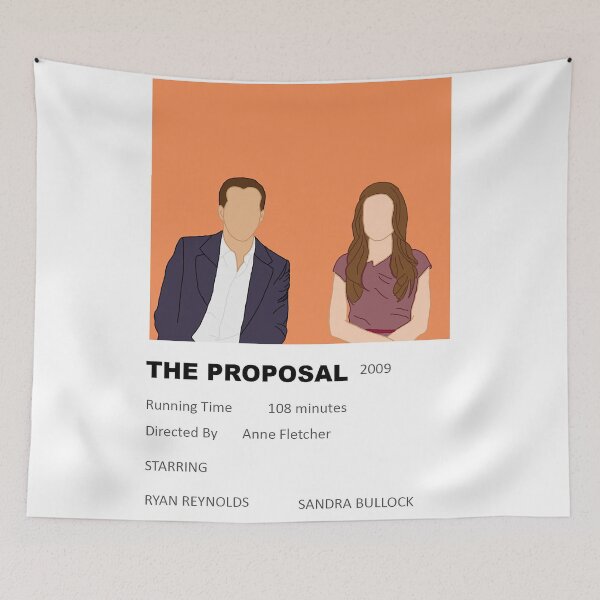 Item preview, The Proposal Minimalist Movie Poster designed and sold by eflynner1224.