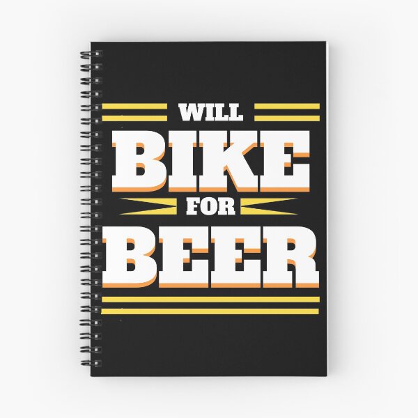 Item preview, Funny Will bike for beer cycling design (black) designed and sold by TryStar.