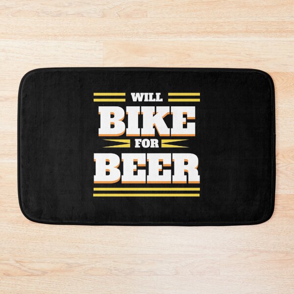 Item preview, Funny Will bike for beer cycling design (black) designed and sold by TryStar.