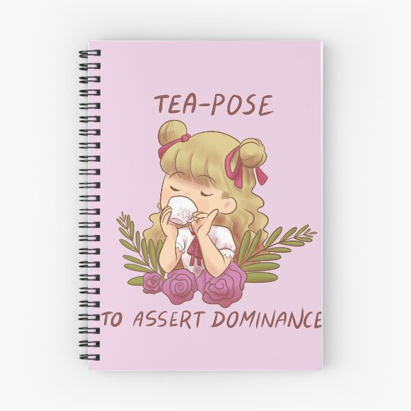 Item preview, T-pose / tea-pose to assert dominance pun designed and sold by Nyaan-Art.
