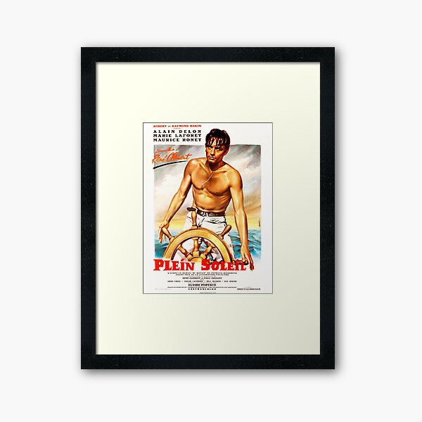 Plein Soleil - Purple noon Framed Art Print