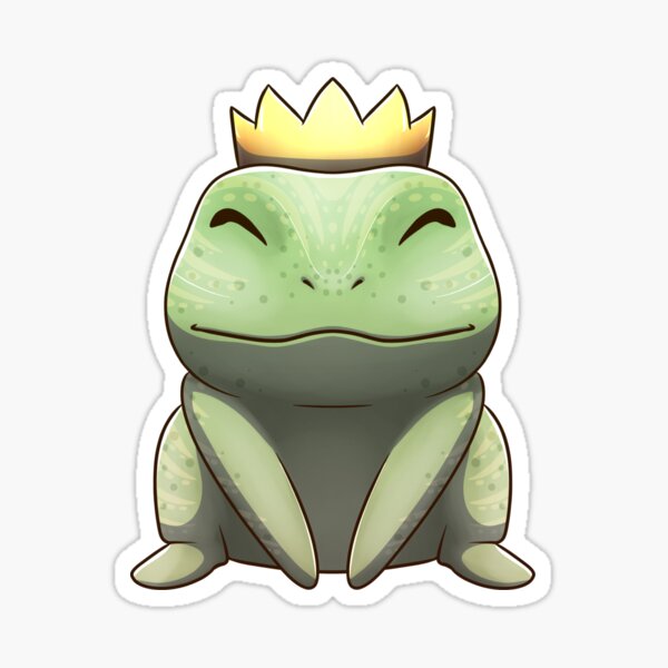 Frog Prince (Centered) Sticker