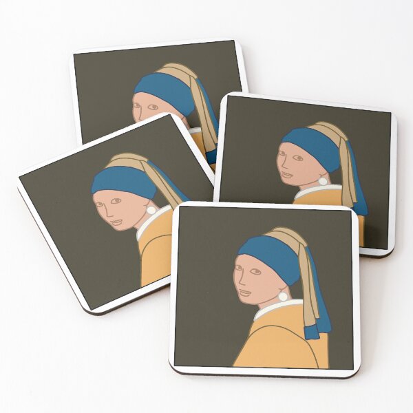 Item preview, Girl with a Peal Earring Minimal designed and sold by satisdeisgn.