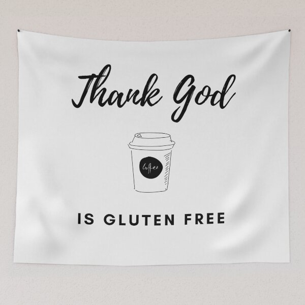 Item preview, Thank God Coffee is Gluten Free designed and sold by GlutenFreeTee.