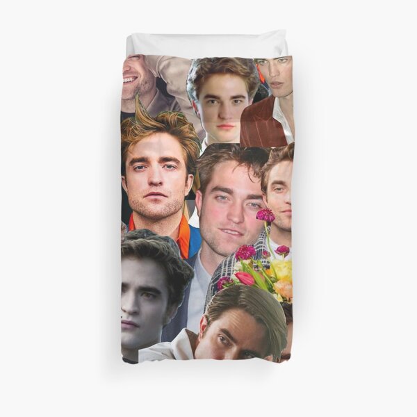 Robert Pattinson Photo Collage Duvet Cover