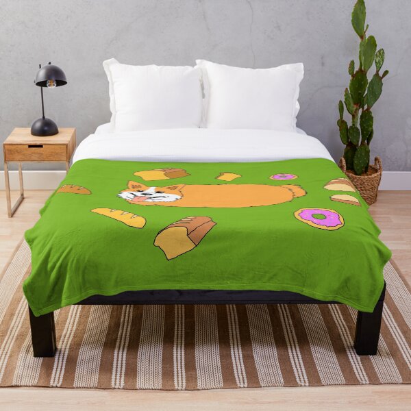 Item preview, Chubby corgi with bread  designed and sold by TeodoraM.