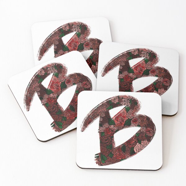 Item preview, Watercolor Roses Monogram Letter B designed and sold by jessieartsdaily.