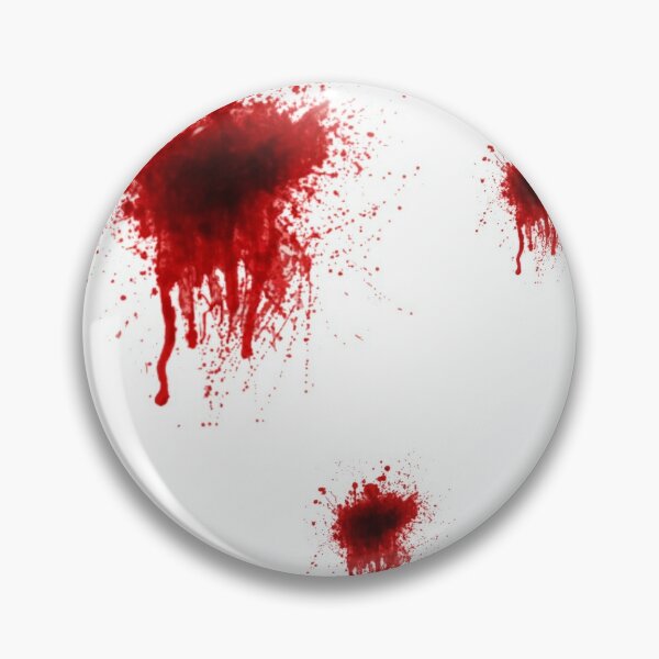 Gunshot Pins And Buttons Redbubble - bloody cut and gunshot wound transparent roblox