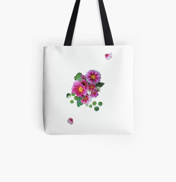 Floral Explosion All Over Print Tote Bag