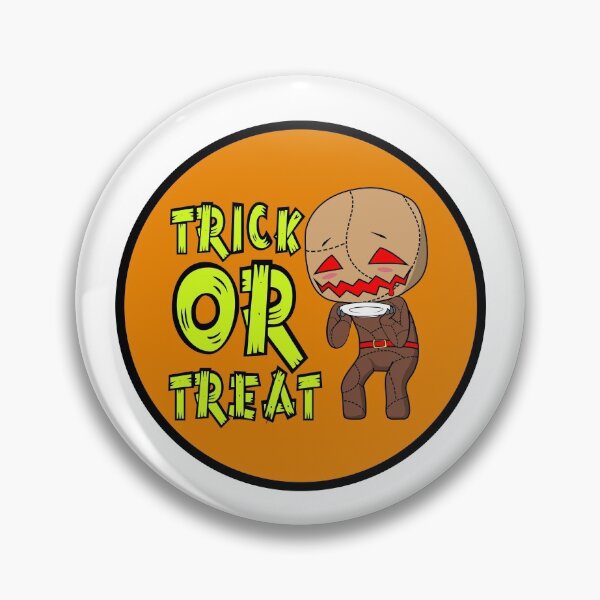 Item preview, cute kawaii chibi scarecrow trick or treat hunting Halloween lover designed and sold by zerobatt.