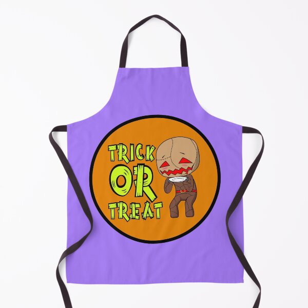 Item preview, cute kawaii chibi scarecrow trick or treat hunting Halloween lover designed and sold by zerobatt.