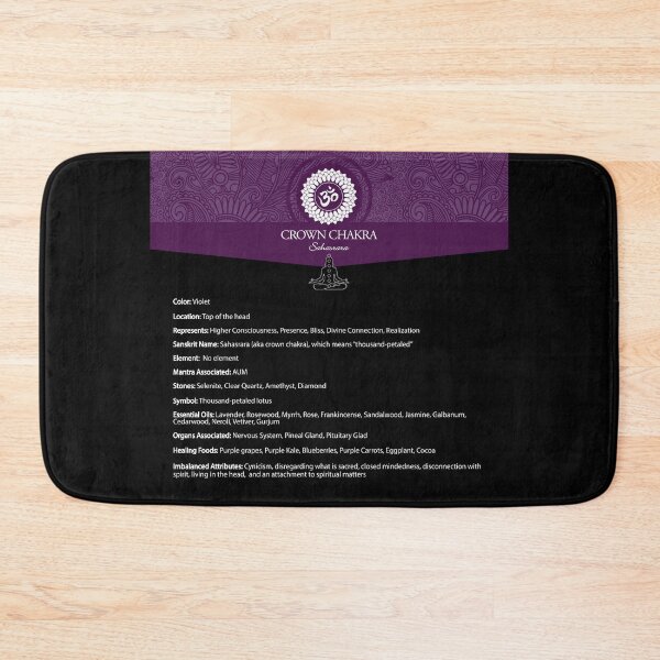 Item preview, Crown Chakra Chart & Illustration - 55 designed and sold by serenaking.