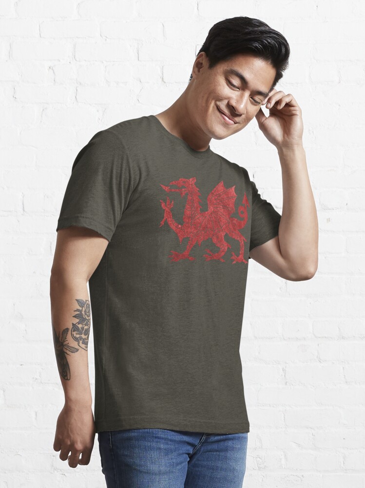 Alternate view of Welsh Red Dragon Essential T-Shirt
