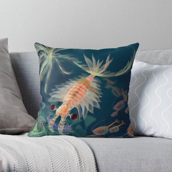 Anomalocaris Painting Throw Pillow