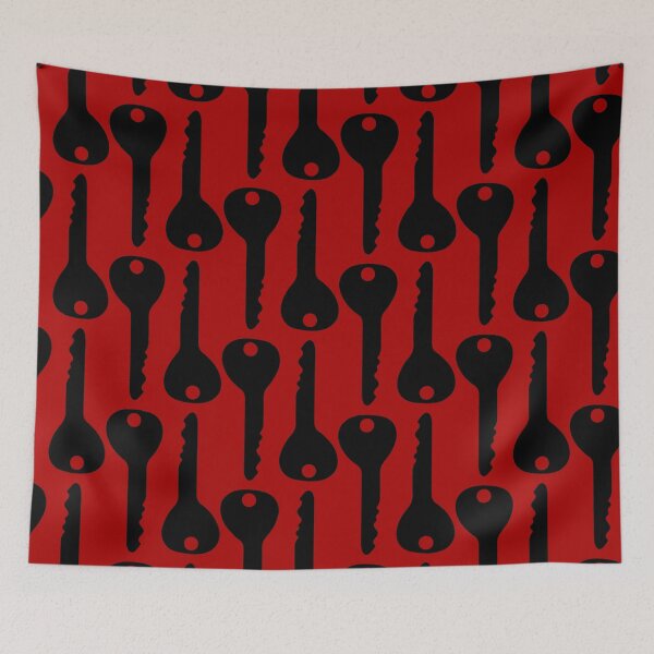 Item preview, Keys on a red background designed and sold by Francesko221.