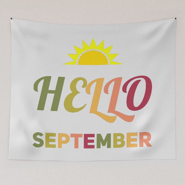 Item preview, Hello September designed and sold by GL Digital Artwork .