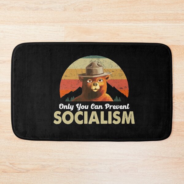 Item preview, Only You Can Prevent Socialism - Camping Bear - Vote 2020 designed and sold by Dressed For  Duty.