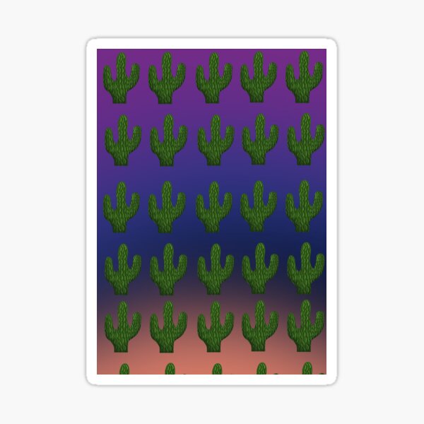 Cactus cactus Sticker