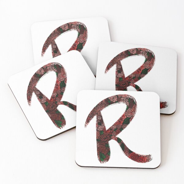 Item preview, Watercolor Roses Monogram Letter R designed and sold by jessieartsdaily.