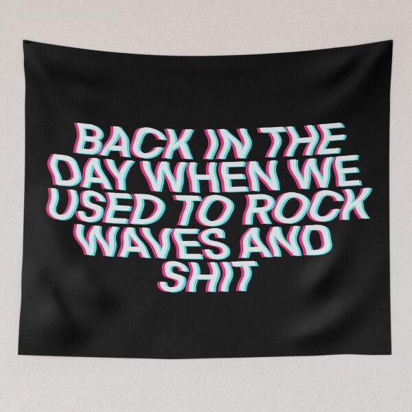 Item preview, Back in the day when we used to rock waves and shit designed and sold by stickerlocker.