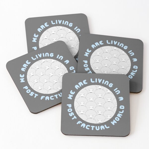 Item preview, Living in a Post Factual World - Sheeps designed and sold by TrutherIndex.