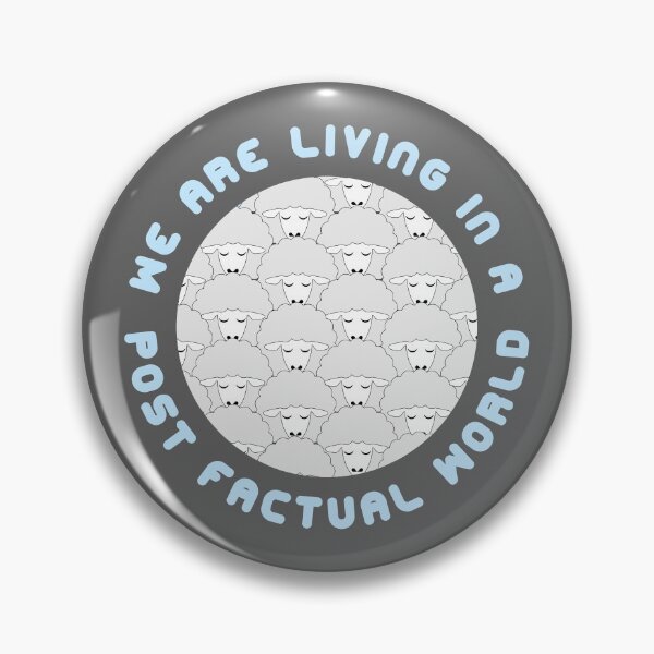 Item preview, Living in a Post Factual World - Sheeps designed and sold by TrutherIndex.