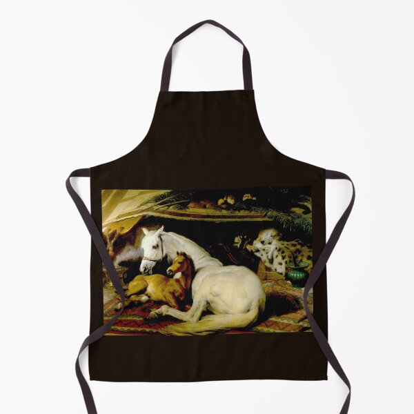 Item preview, THE ARAB TENT : Vintage 1866 Edwin Landseer Mare and Foal Print designed and sold by posterbobs.