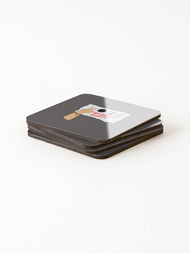 Alternate view of Rock the Vote merch! Coasters (Set of 4)