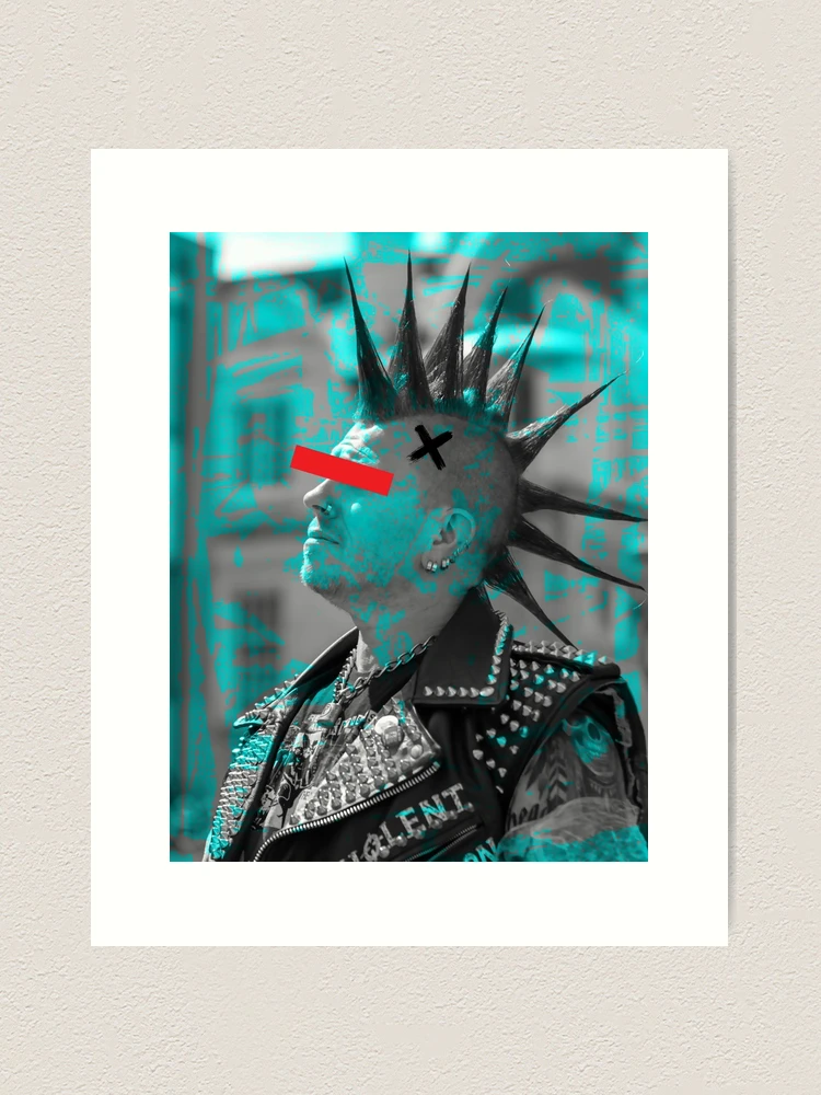 Anarchy in the U.K., a British punk. Punk rock fans