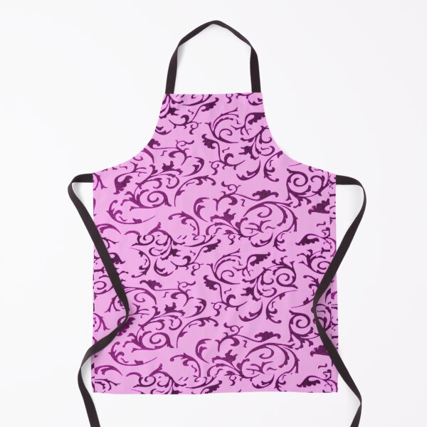 Item preview, ARABIATA 18 bis pink purple motifs Morocco Essaouira flowers leaves design arabesques scrolls decor designed and sold by dragonemma.