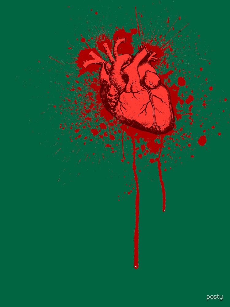 Thumbnail 7 of 7, Essential T-Shirt, Bleeding Heart designed and sold by posty.