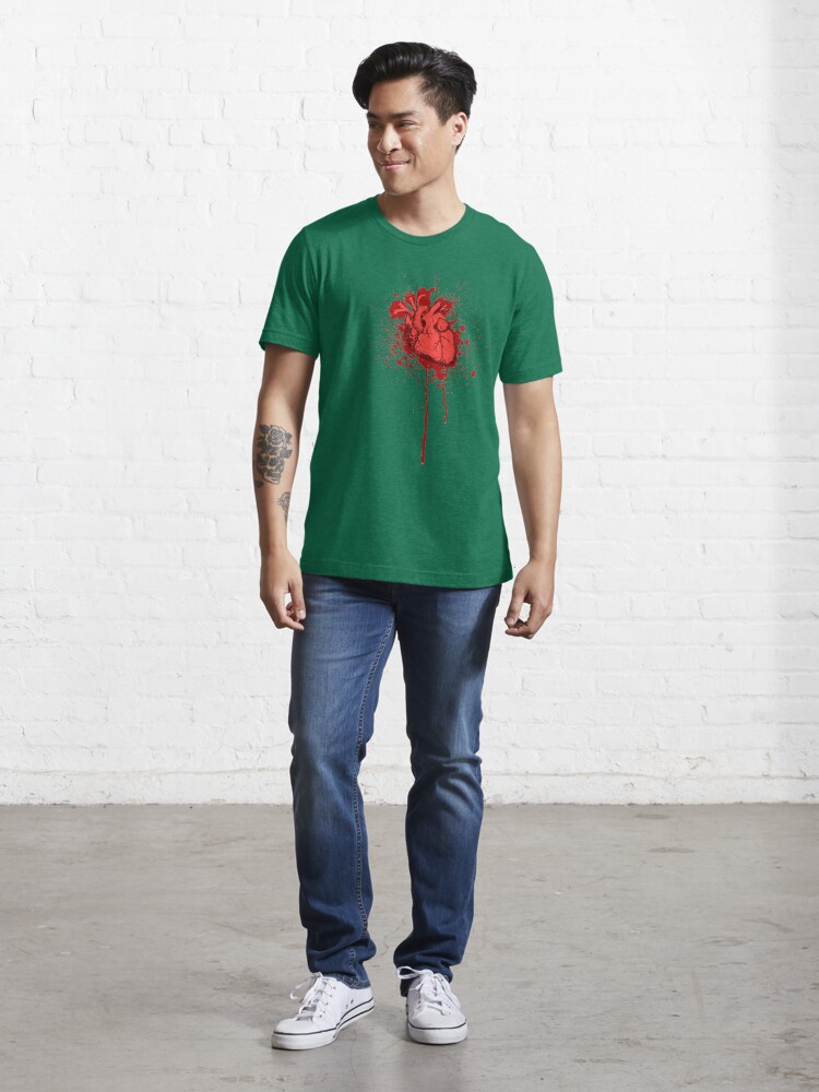 Thumbnail 5 of 7, Essential T-Shirt, Bleeding Heart designed and sold by posty.