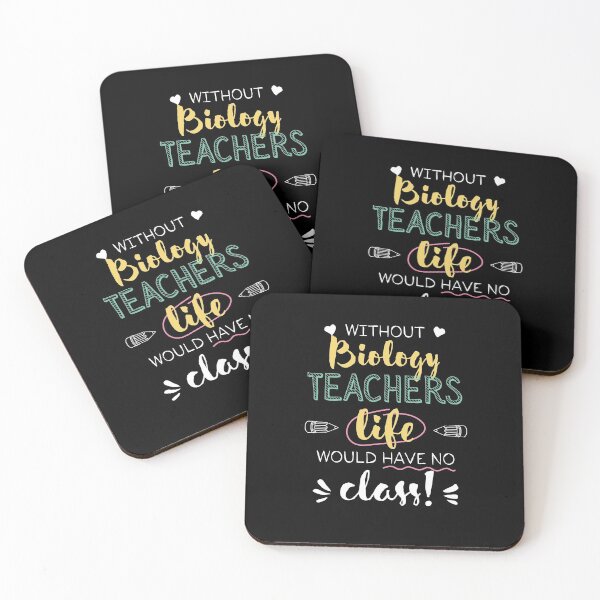 Item preview, Without Biology Teachers Gift Idea - Funny Quote - No Class designed and sold by betternotes.