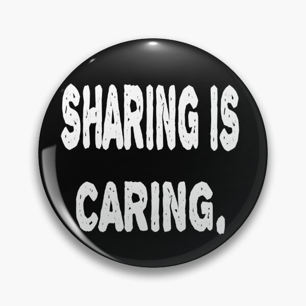 Item preview, Sharing Is Caring Logo designed and sold by ulitau.