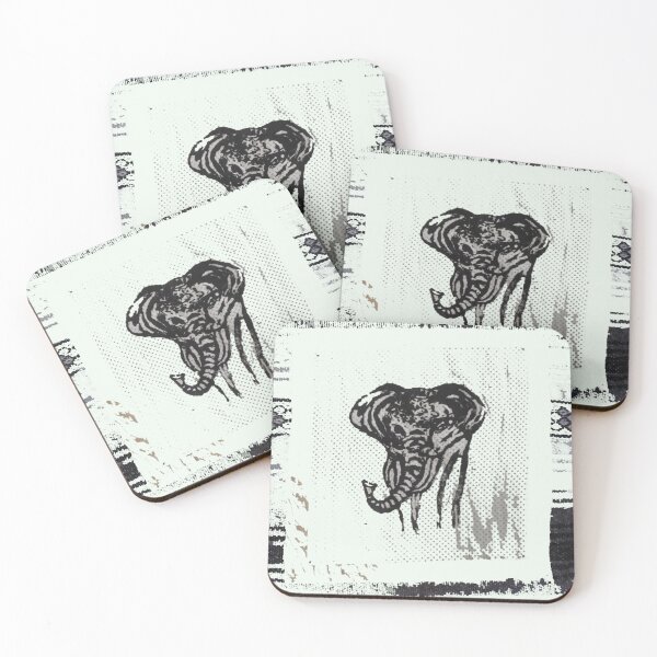 Item preview, Elephant Print with Border  designed and sold by Tammie Engelhart.