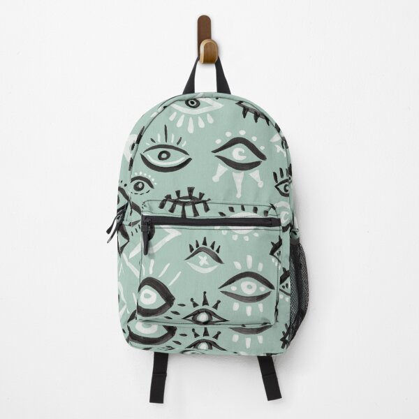 Item preview, Mystic Eyes – Mint & Black designed and sold by Cat Coquillette.