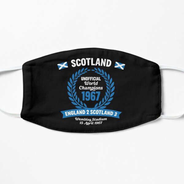 Scotland Unofficial World Champions 1967 - ALTERNATIVE Flat Mask