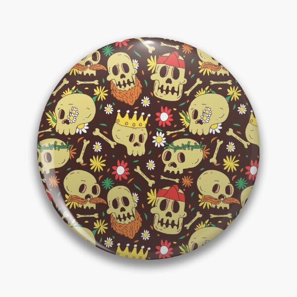 Item preview, Autumn Sugar Skull Pattern designed and sold by MclaughlinGifts.