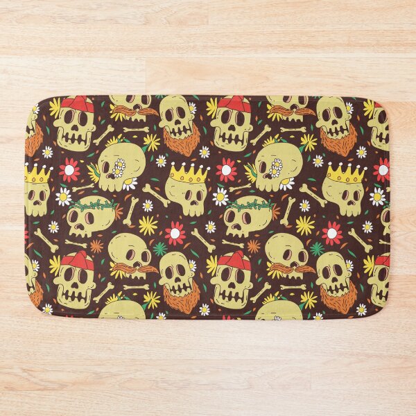 Item preview, Autumn Sugar Skull Pattern designed and sold by MclaughlinGifts.