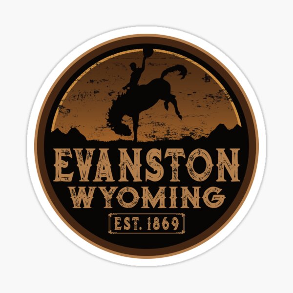 Item preview, Evanston, Wyoming Wild West Cowboy designed and sold by NoBonesLife.