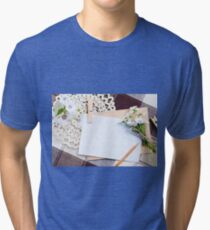 Tab Paper Tri-blend T-Shirt