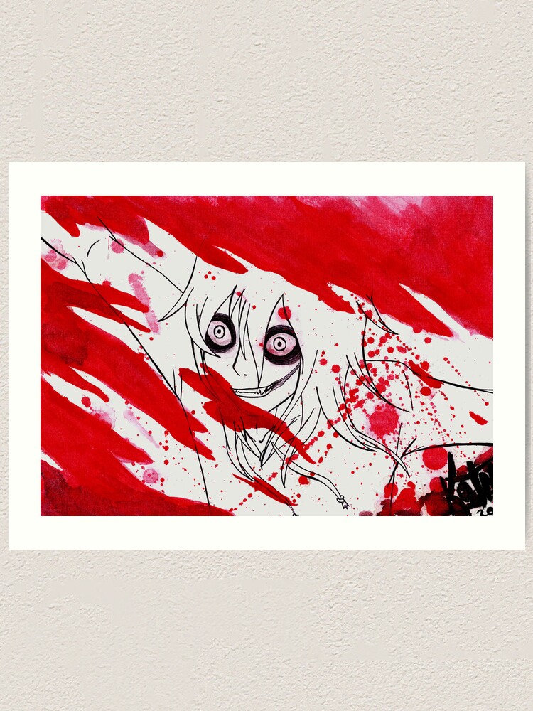 Jeff The Killer - Creepypasta Stylized Photographic Print for Sale by  Xiketico