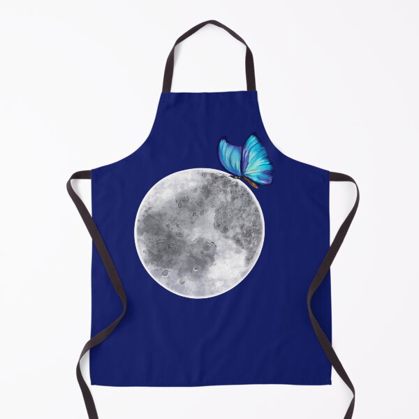 Item preview, Fly me to the moon - butterfly moon - blue Peruvian morpho butterfly on the moon designed and sold by Artonmytee.