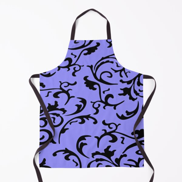 Item preview, ARABIATA 17 black blue patterns Morocco Essaouira flowers leaves design arabesques volutes decor designed and sold by dragonemma.